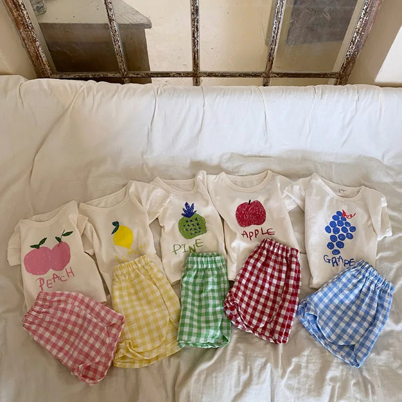 Pyjama d'été 2 pièces "Fruit" pour enfant en multivariante