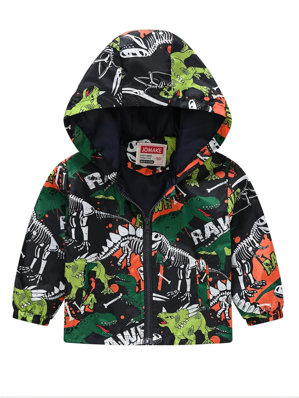 Giacca con Cappuccio Dinosauro per Bambini – 1–7 Anni