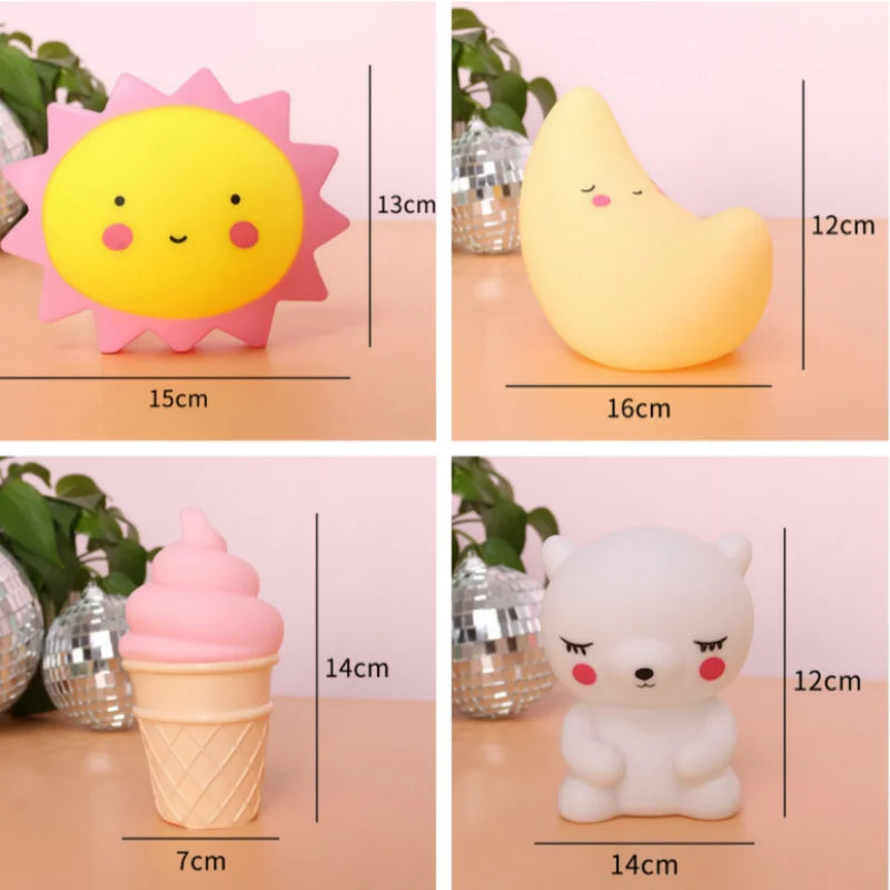 Dekorativní svítidla pro děti s více variantami Cloud Ice Cream Moon