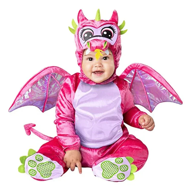 Costume Travestimento per Bambini 6M-24M Multivariante Drago Leone Elefante