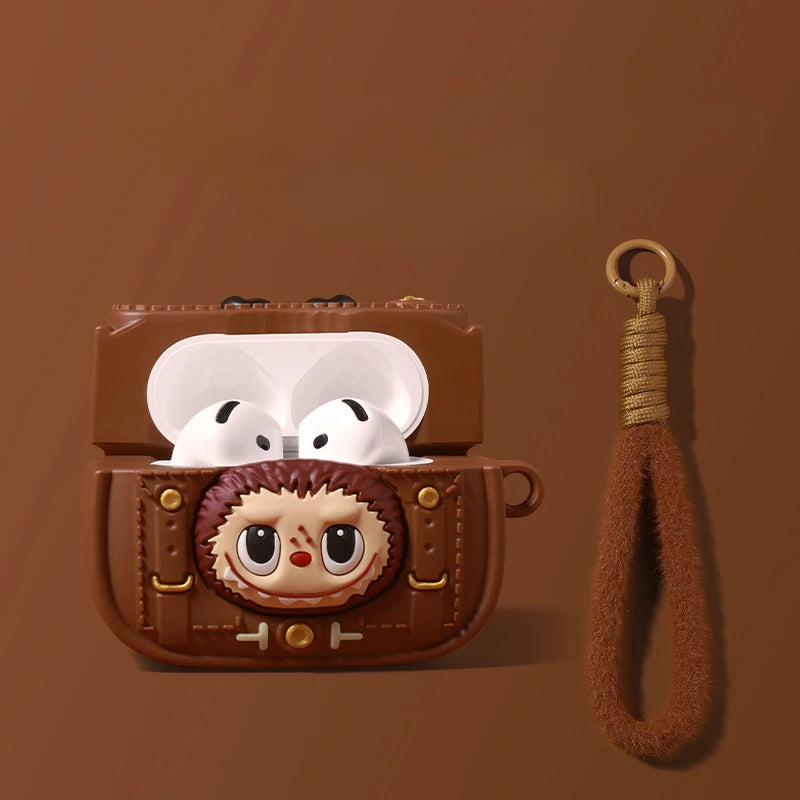 Custodia per auricolari AirPods Labubu