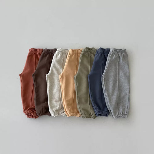 Pantalon de survêtement en coton avec élastique multicolore