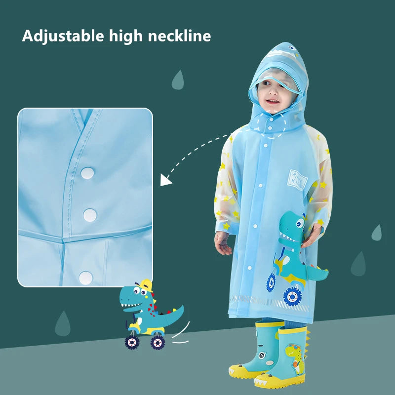 Imperméable à motifs multivariées pour enfants
