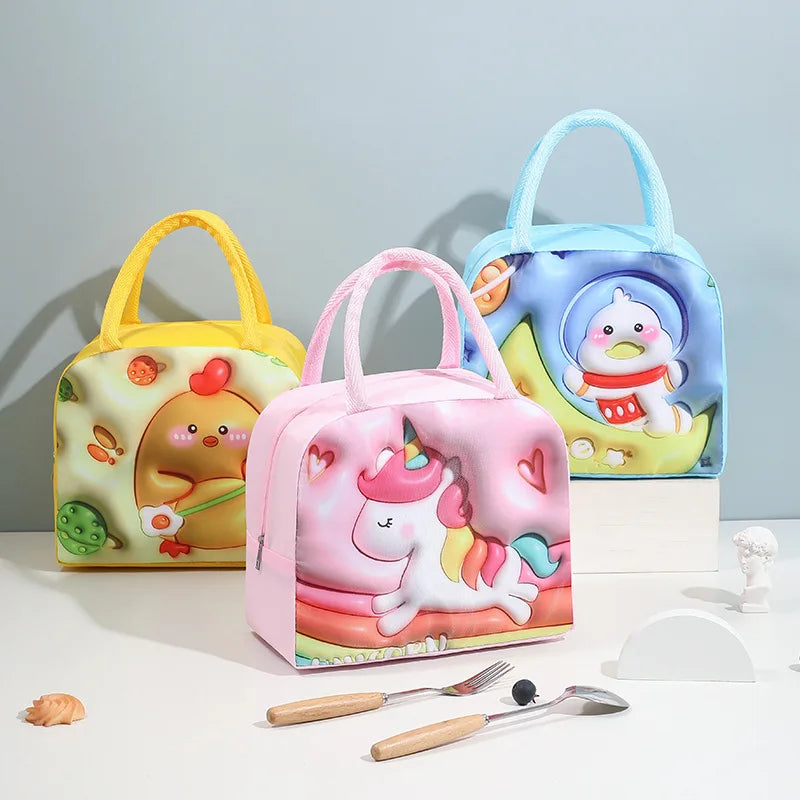 Lunch box termico con personaggi 3D multivariante