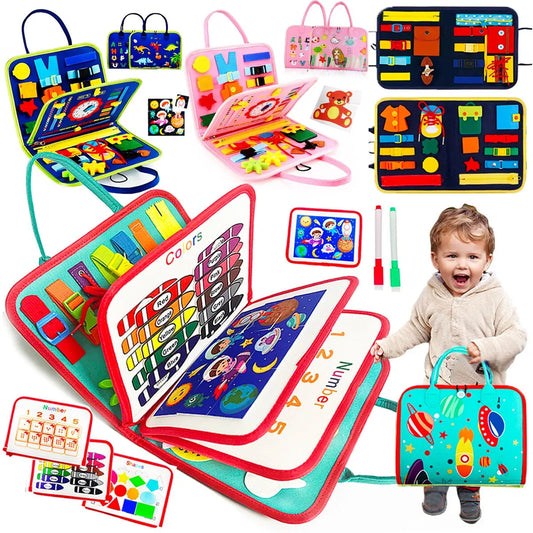 Busy board Montessori activity board tavoletta sensoriale