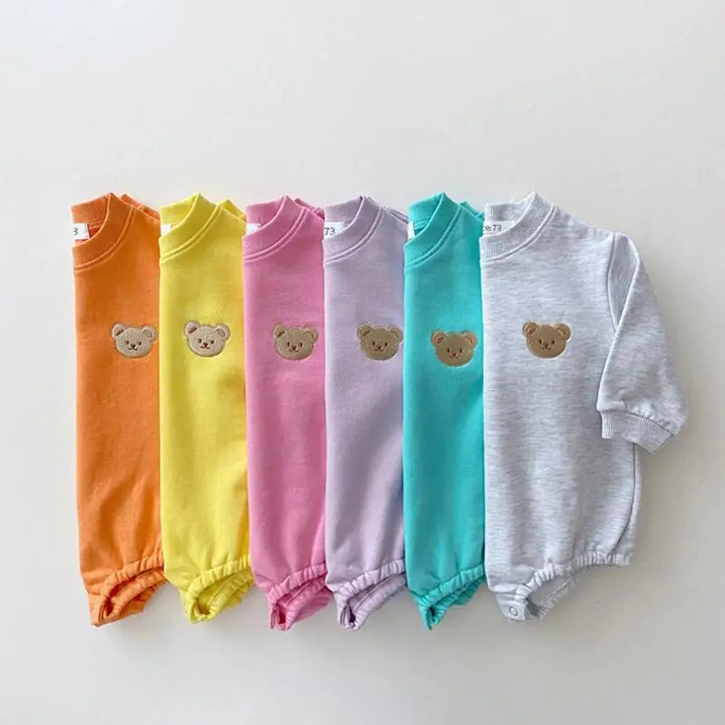 Felpa tutina intera baby Orsetto multicolore