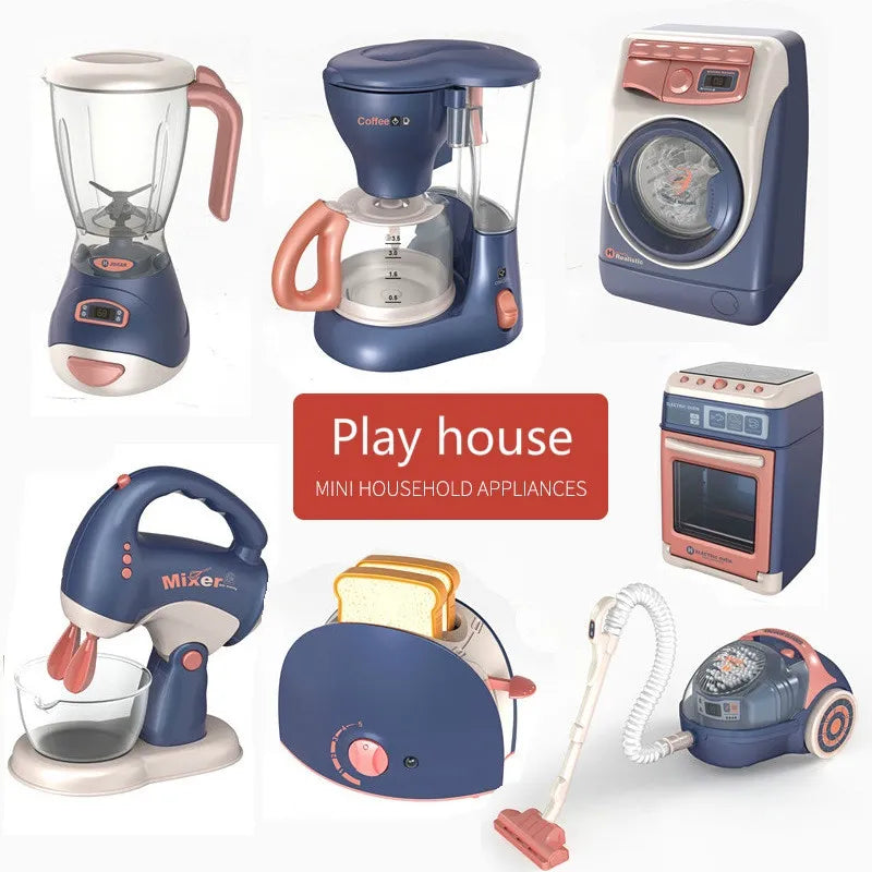 Juego de imitación de mini electrodomésticos para niños.