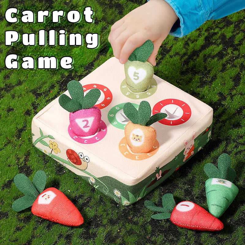Raccogliamo le Carote Gioco Morbido Montessori per Bambini