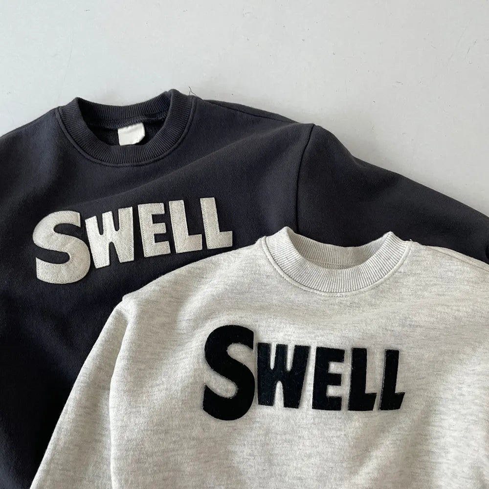 Sweat-shirt en coton brodé pour enfants