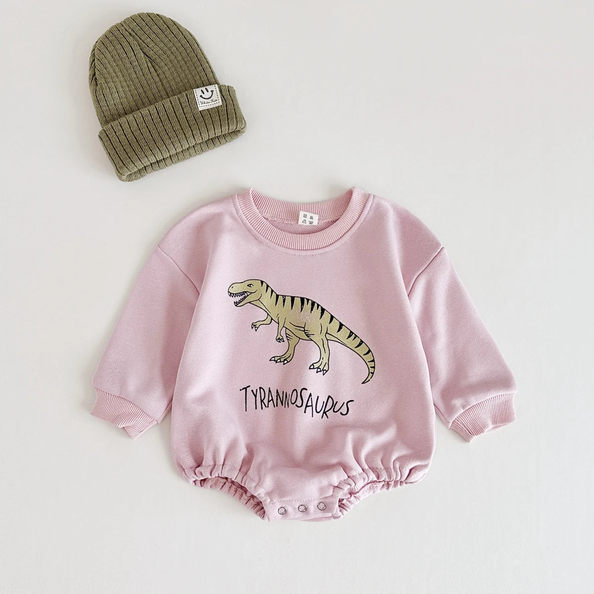 Sweat une pièce bébé Dino multicolore