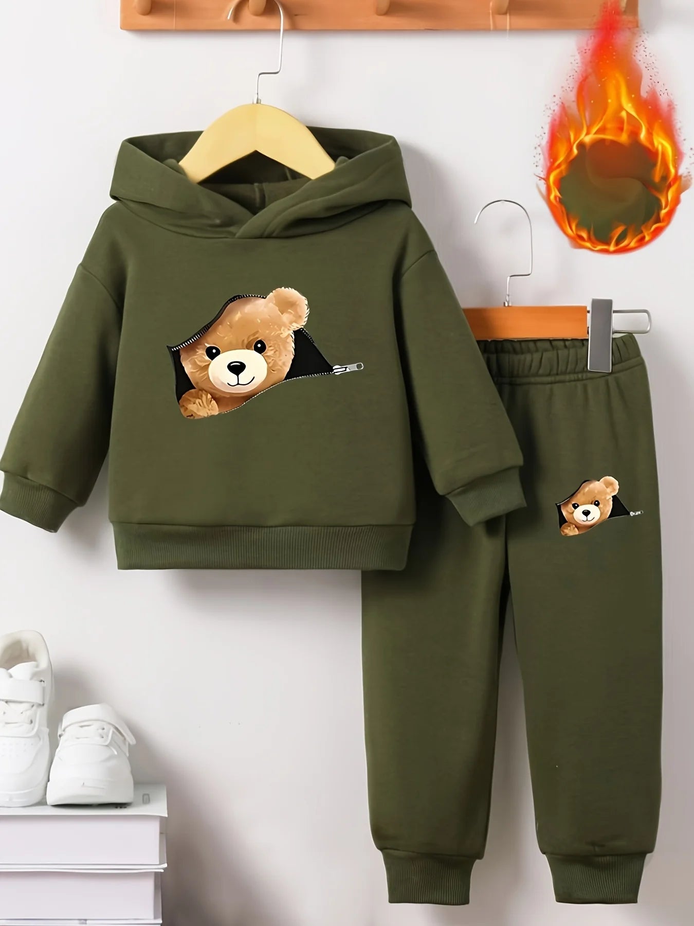 Completo Baby 2 Pezzi - Fashion Orso - Da 1 a 3 Anni