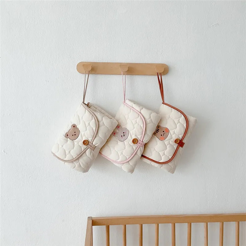 Fasciatoio Portatile Ripiegabile in Cotone 50x70
