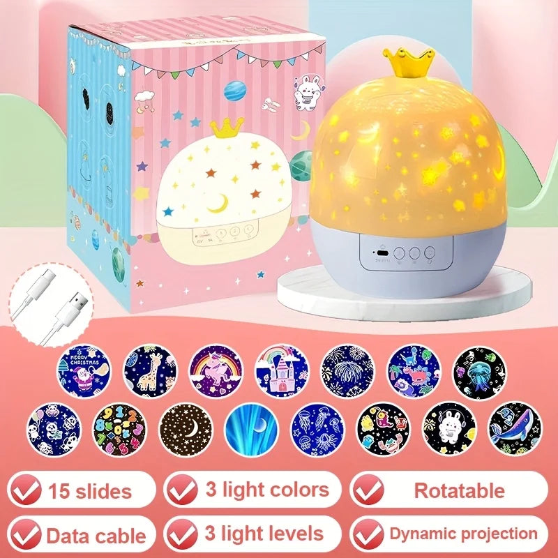 Luce Notturna Proiettore Fantasy – Regalo per Bambini