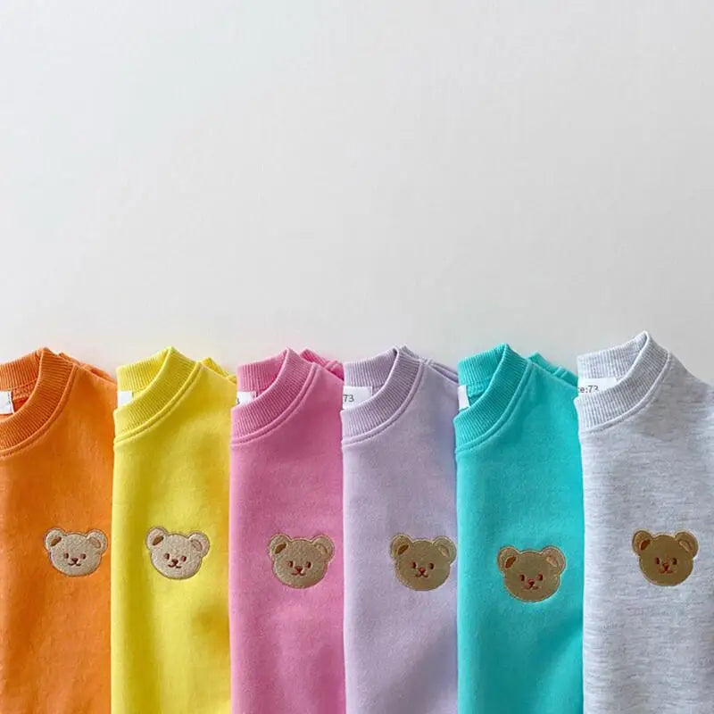 Felpa tutina intera baby Orsetto multicolore