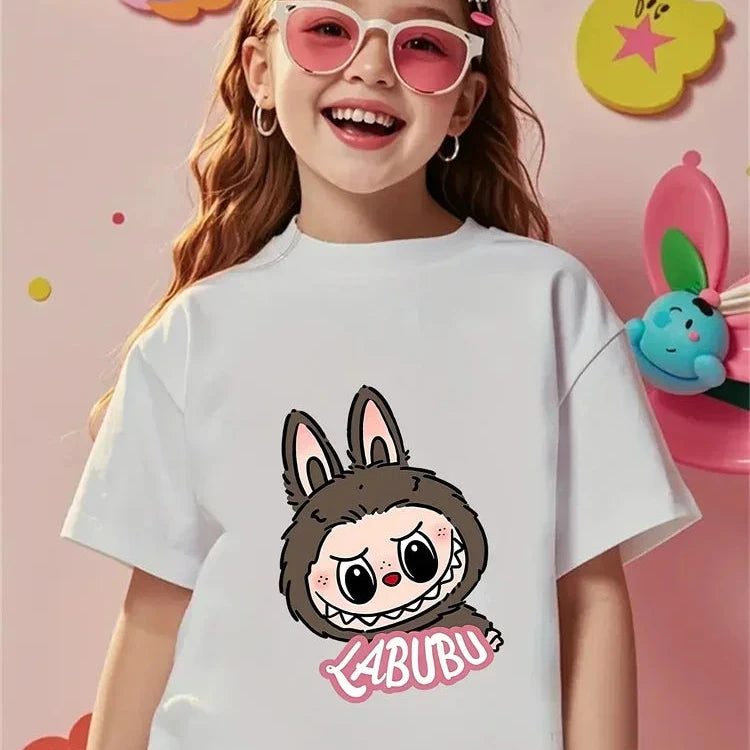 Magliette Collezione Labubu 100% Morbido Cotone da 3 a 14 anni