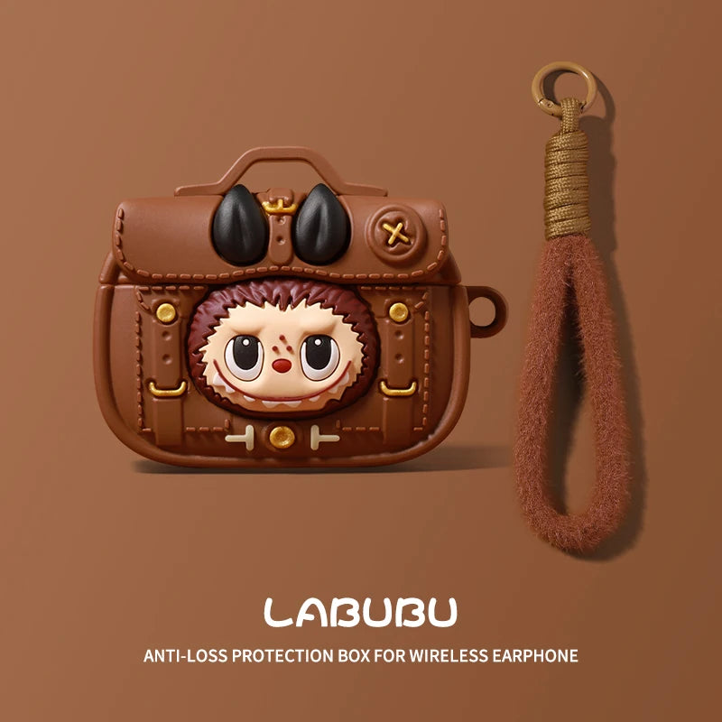 Custodia per auricolari AirPods Labubu
