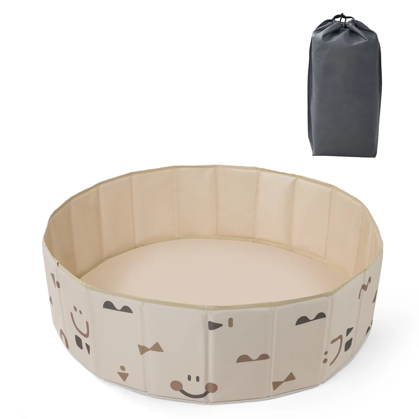 Piscina per Palline Richiudibile e Trasportabile in Tela Oxford 100 x 30