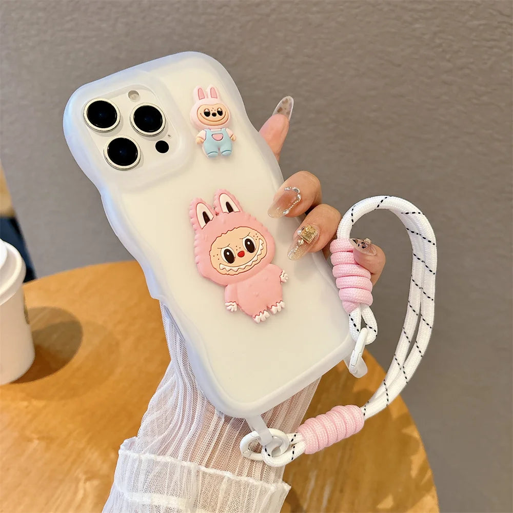 Cover Sottile Labubu per Iphone Silicone Morbido
