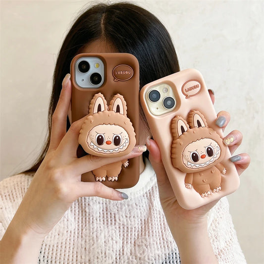 3D Labubu Cover in Silicone per IPhone