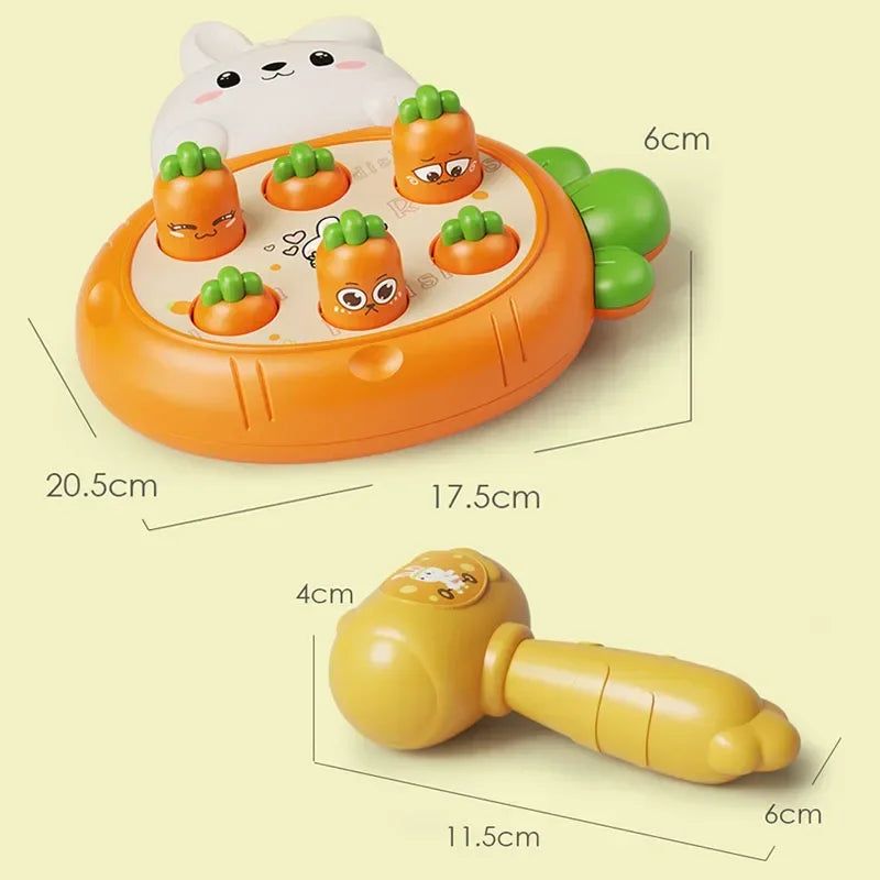Jeu éducatif de capture de carottes à plusieurs variantes