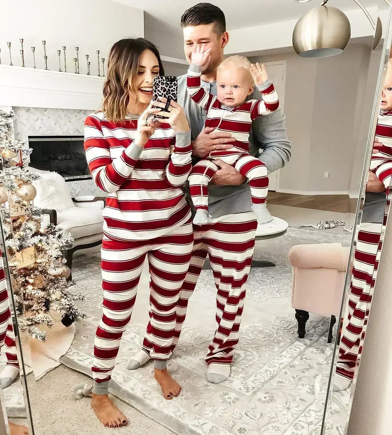Set pigiama coordinato per Mamma Padre e Bambini