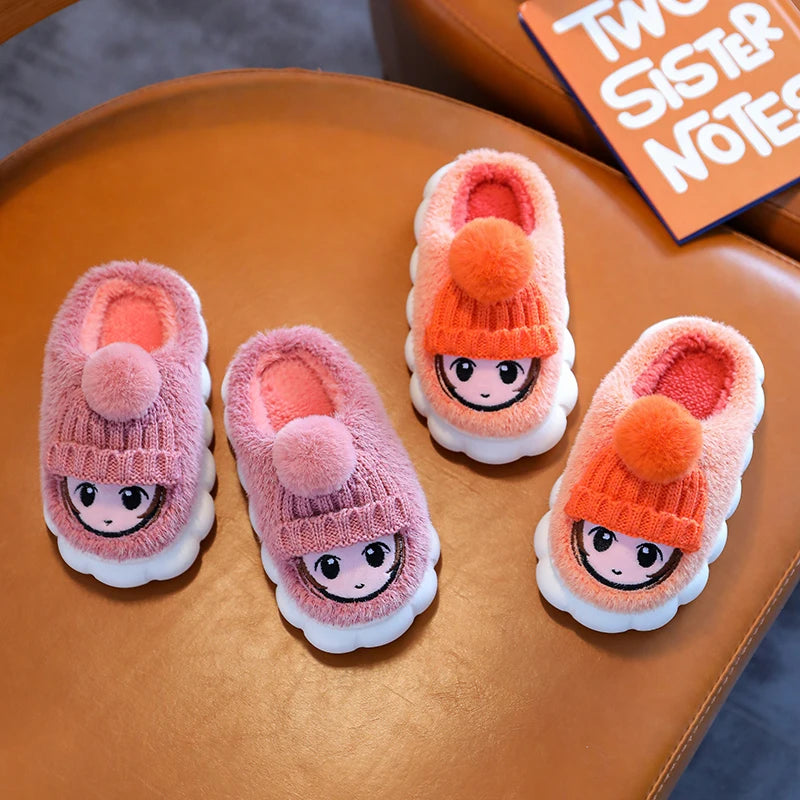 Pantofole Calde da interno Cartoon per Bambini