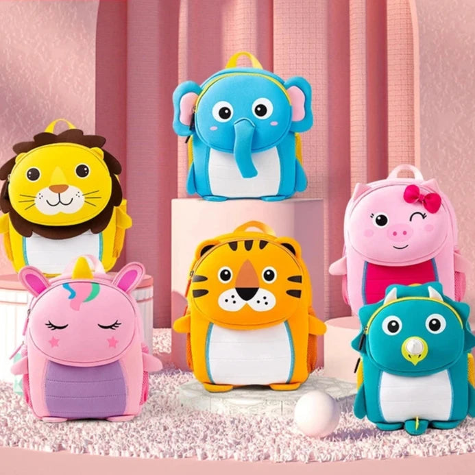 Zaini Asilo e Scuola 3D Animali
