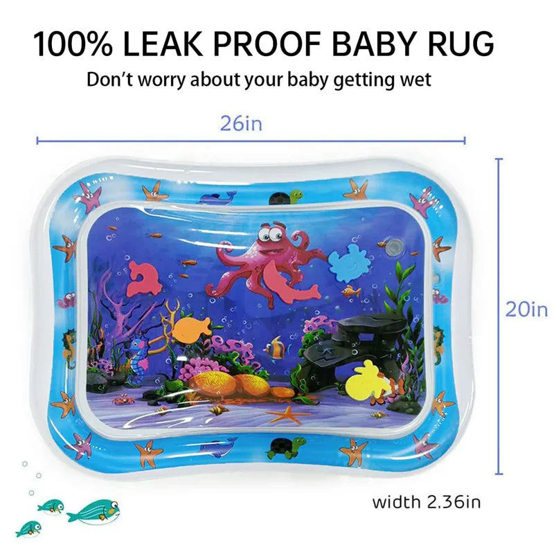 Tapis de jeu gonflable multi-variantes avec eau pour enfants