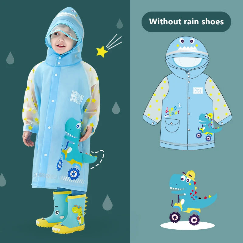 Imperméable à motifs multivariées pour enfants