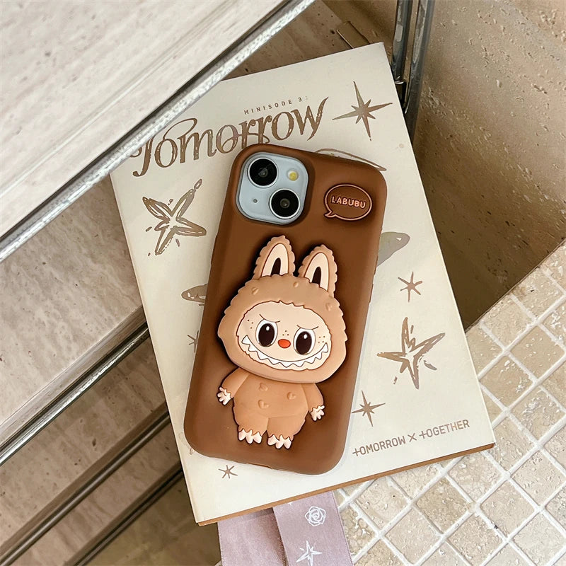 3D Labubu Cover in Silicone per IPhone