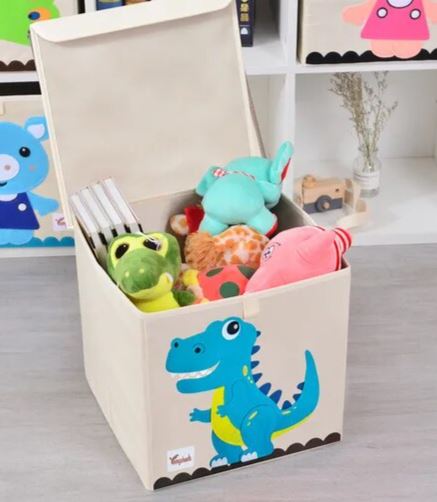 Scatola Box Contenitore Portagiochi Lavabile con Coperchio