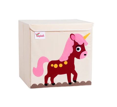 Scatola Box Contenitore Portagiochi Lavabile con Coperchio